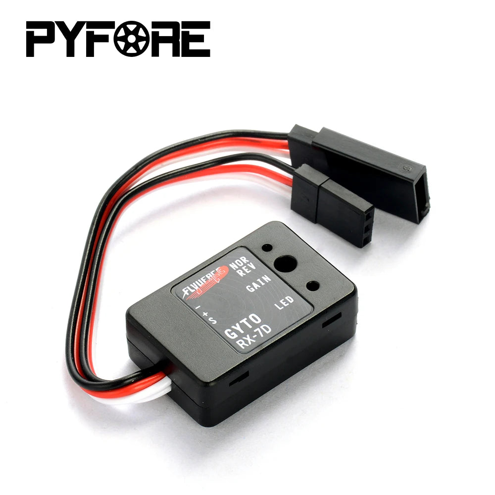 PYFORE Gyroscope Gyro for 1/10 1/12 RC Model Car Drift Racing Touring Vehicle Modification Accessories sensitivity modulation
