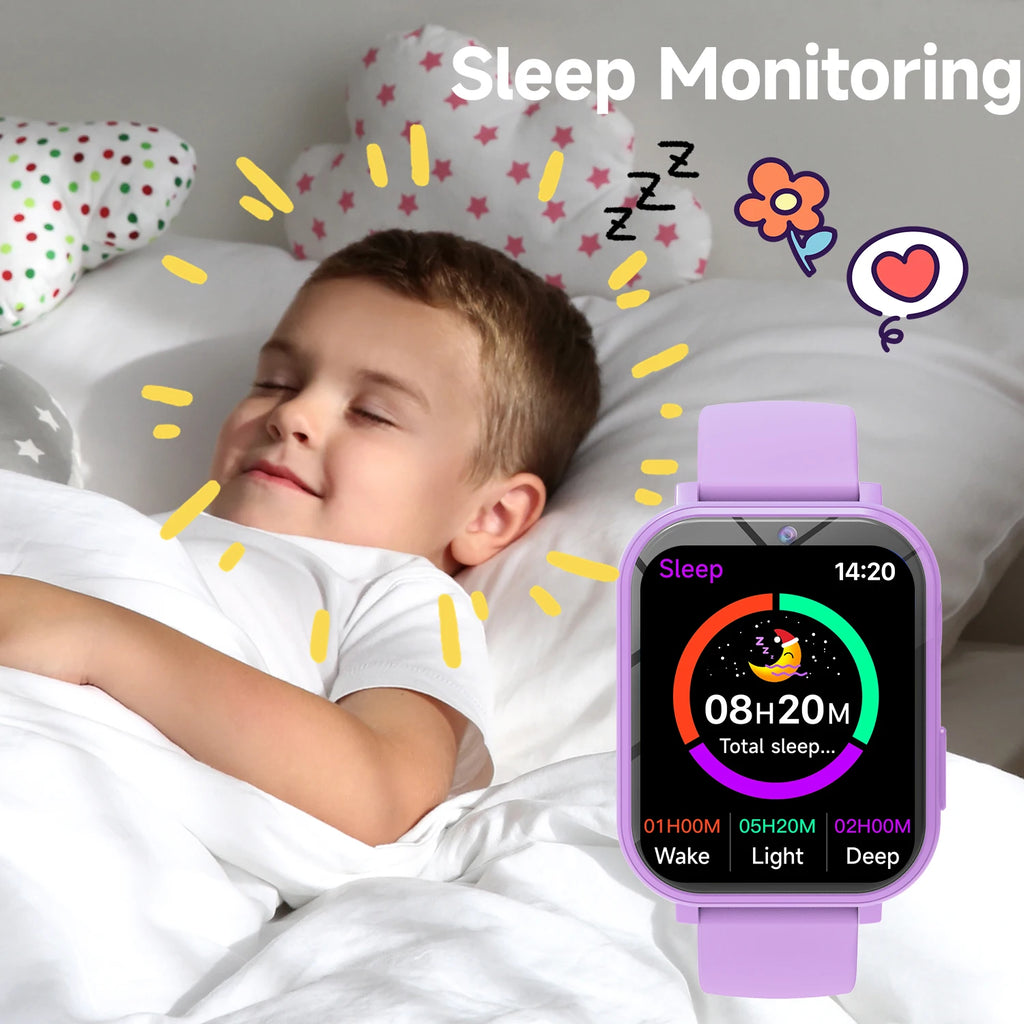 Kids Smart Watch with Camera for Boys Girls Age 4-12 Educational Game Watch Pedometer Alarm Flashlight Birthday Gifts Funny Toy