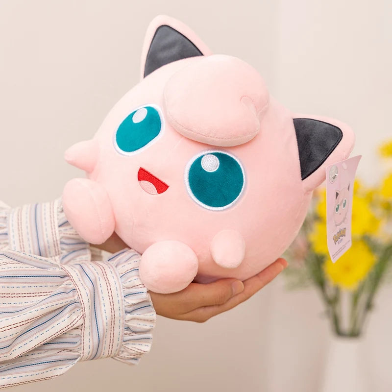 Genuine Pokemon Pikachu Stuffed Doll Cute Cartoon Anime Series Gengar  Eevee Stuffed Doll Kawaii Toys Hobbies Kids Birthday Gift