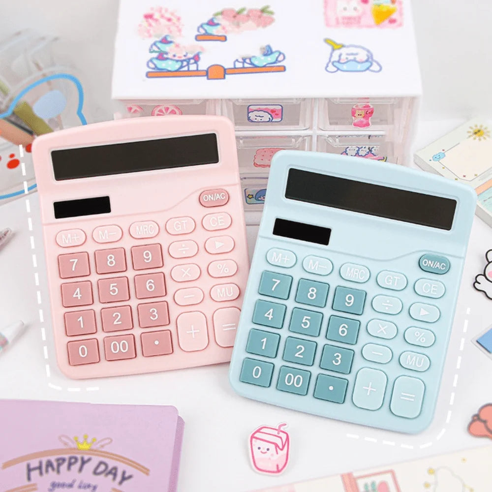 Cute Desktop Financial Office Computer Large Display Office Calculator