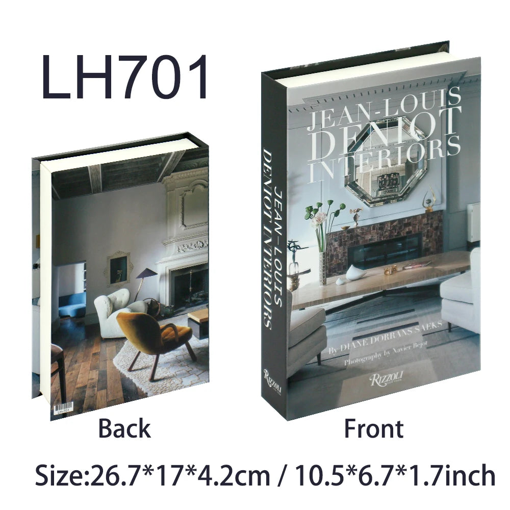 Home Decor Fake Books Coffee Table Books Ornaments Living Room Decoration Luxury Fake Books Storage Box Aesthetic Decoration