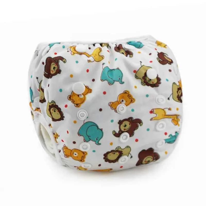 Infant Swimming Washable Trunk/Swim Diaper Swimsuit Boy Swim Diapers/Newborn Baby Girl Swimwear 0 1 2 Years
