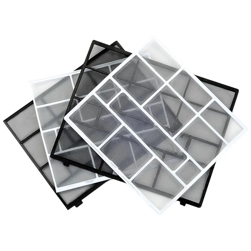 2Pcs/Set Plastic Air Conditioner Filter Mesh Indoor Unit Hanging Dust Screen Household Air Conditioning Filter Accessories