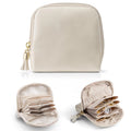 Portable Jewelry Bag Large Capacity Multiple Pockets Jewelry Organizer Bags Classified Jewelry Protective Case Coin Purse