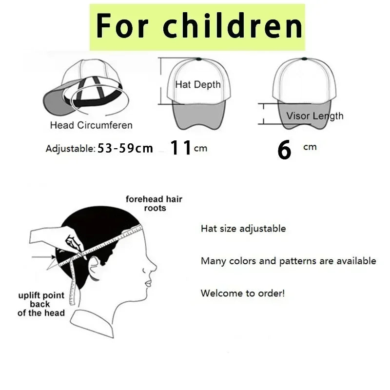 Capybara Cute Baseball Cap Girl Women Letters A-Z Anime Printed Hat Outdoor Casual Sunshade Summer Kids Boys Cap Kawaii Gift Hot