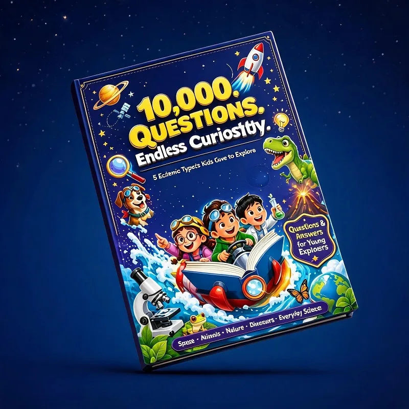 10000 Why Kids Science Encyclopedia Book Educational Picture Book for Curious Young Explorers