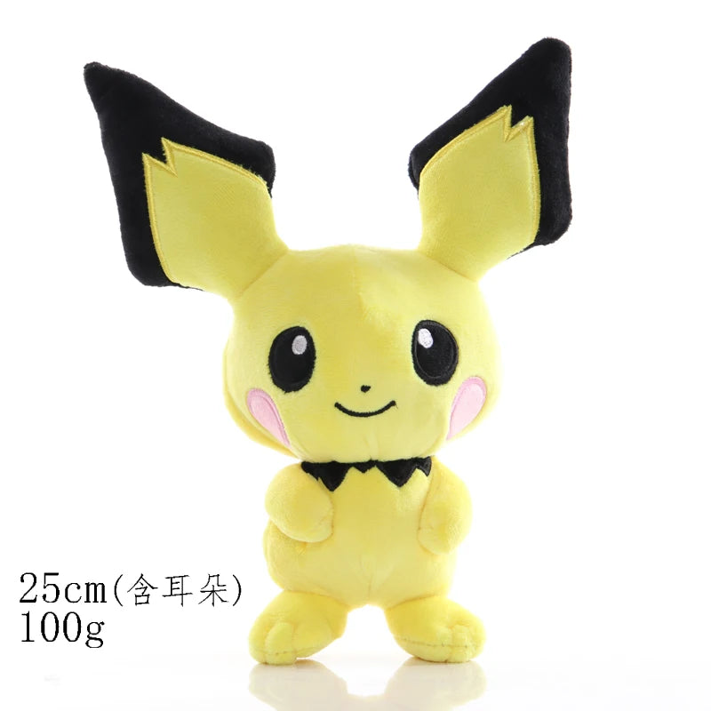New Pokemon Snivy Abra Treecko Plush Kawaii Eevee Charizard Pikachu Genger Jirachi Blastoise Doll Aerodactyl Wholesale Gifts