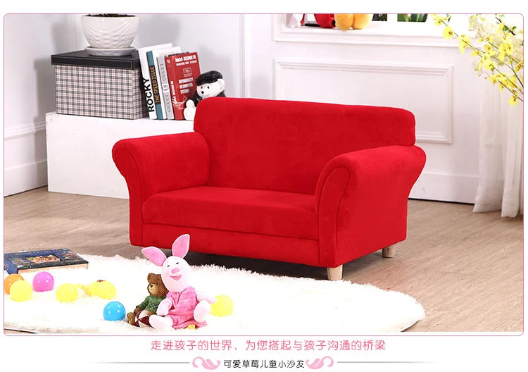 Children's Sofa Cute Cartoon Fabric Strawberry Sofa Modern Tatami Combination Baby Sofa