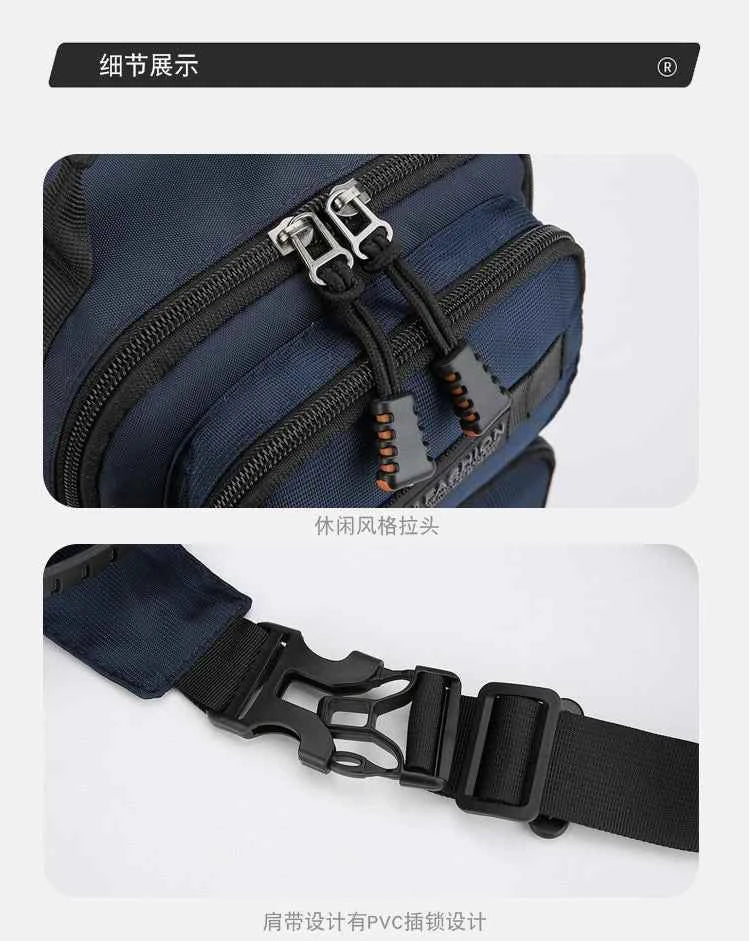 Fashion Men's Waist Packs Chest Bag High Quality Oxford Crossbody Bags For Men Fashion Casual Men Bag Handbag Male Chest Pack