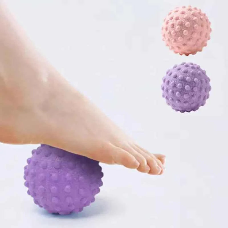 TPR Posture Master Yoga Ball Waist and Back Foot Massage Ball Fascia Ball Raised Point Massage Ball
