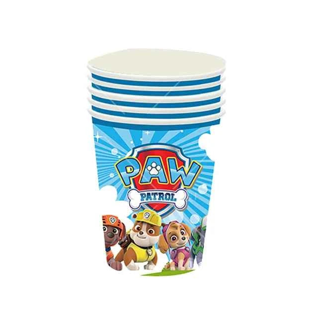 Skye Paw Patrol  Birthday Party Decoration Kids Shower Boys Girls Tableware Supplies Tablecloth Balloon Cake Topper Straw