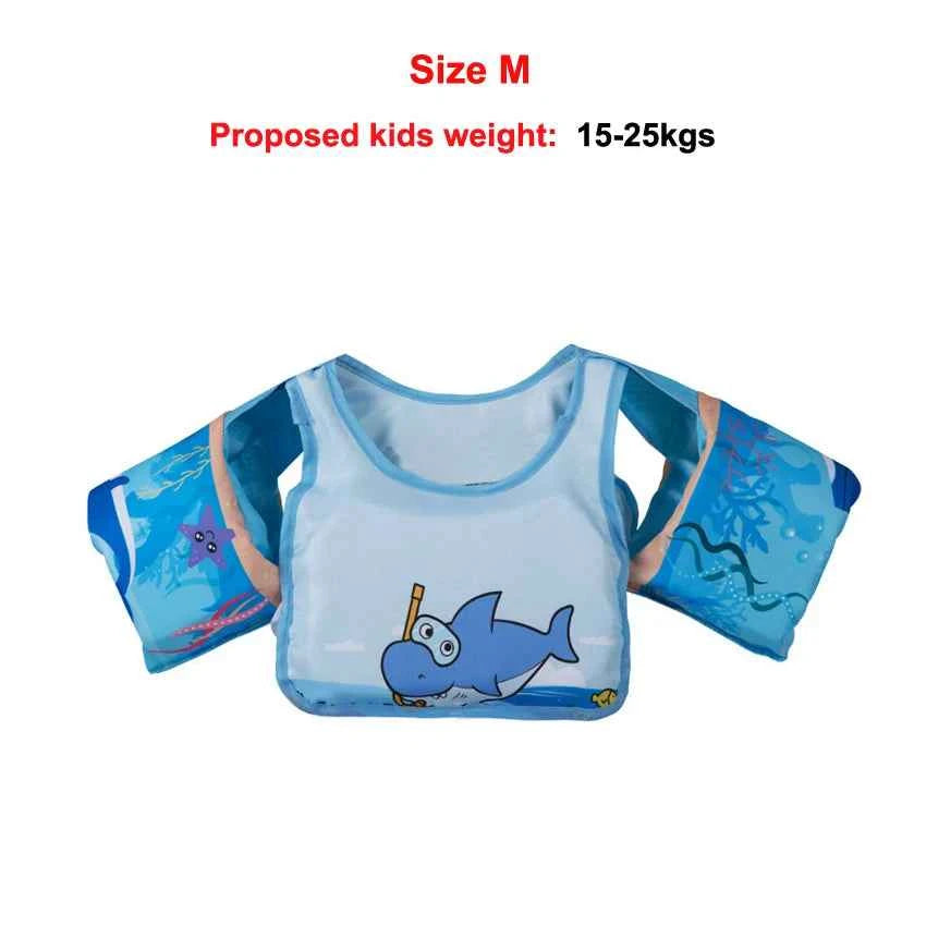 Baby Swim Buoyant Vest Kids Learn Swimming Child Swim Trainer Boy Girl Cute Float Swimsuit Swimming Pool Accessories