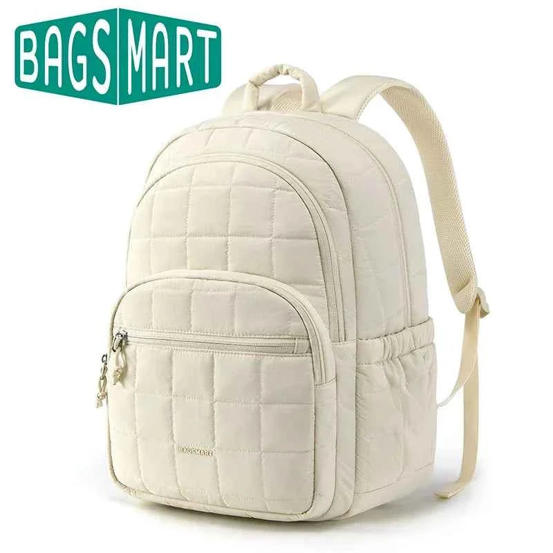 BAGSMART Women's Backpack Large Capacity Travel Backpack Simple Female Bags School College Laptop Backpack for Girls