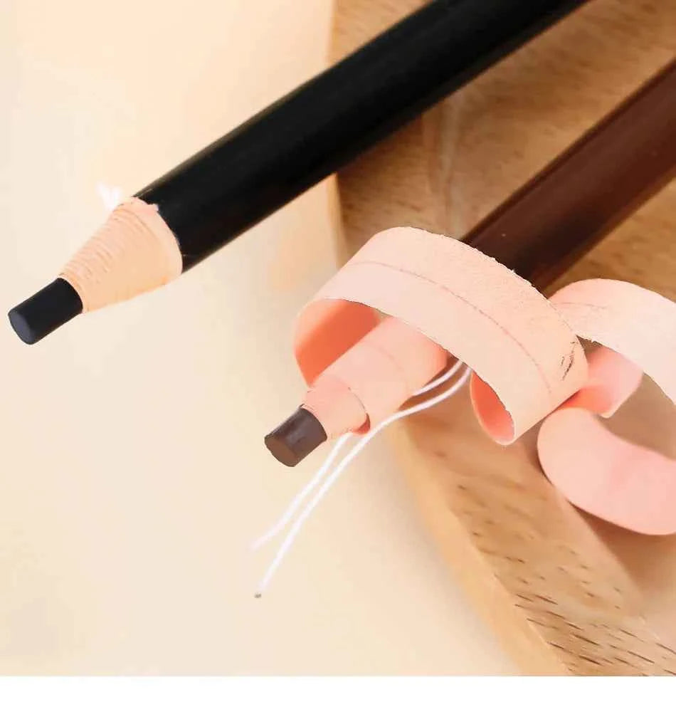 5pcs Professional Microblading Pencil Permanent Eyebrow Pencil Tattoo Waterproof Art Tint Makeup Eye Brow Pen Enhancers Cosmetic