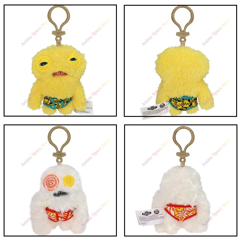 Original Fuggler Plush Keychain Ugly Monster Screech Munch Rabid Rabbit Wide Eyed Weirdo Annoyed Alien Stuffed Peluche Toys