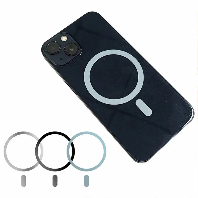 Universal Metal Plate Ring for Magsafe Magnetic Sticker Support Wireless Charger Mobile Phone Sheet for Magnet Car Holder