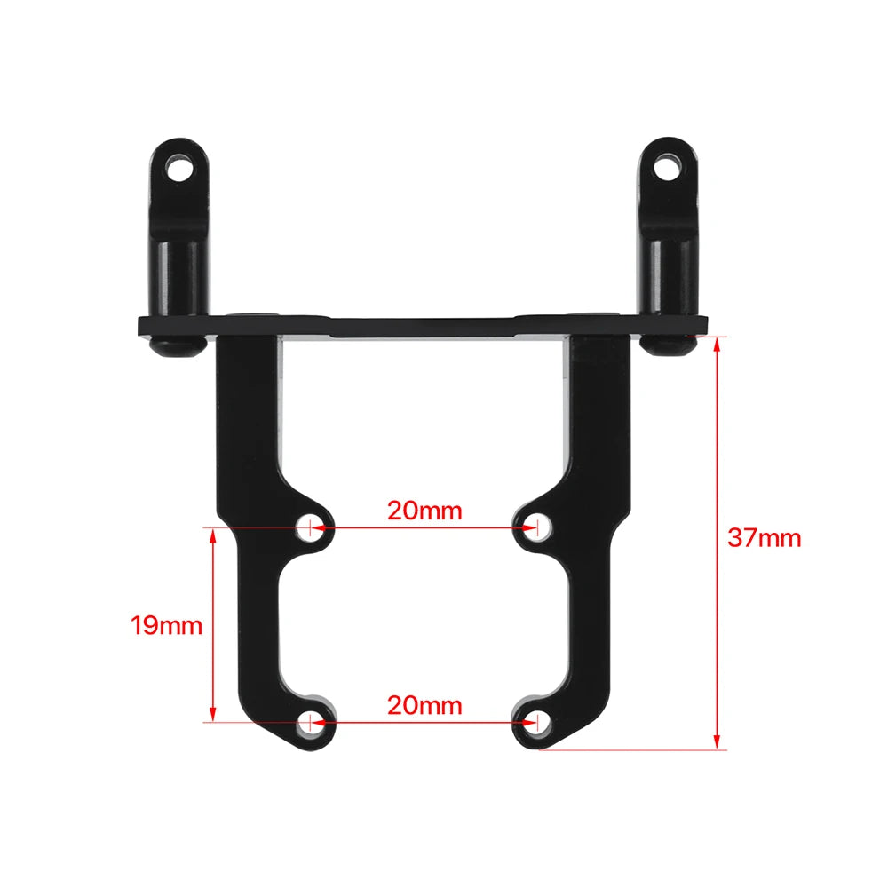 Metal Servo Mount Bracket for Axial SCX10 II 90046 AR44 Axle 1/10 Scale RC Crawler RC Racing Car Upgrades Servo Base Stand