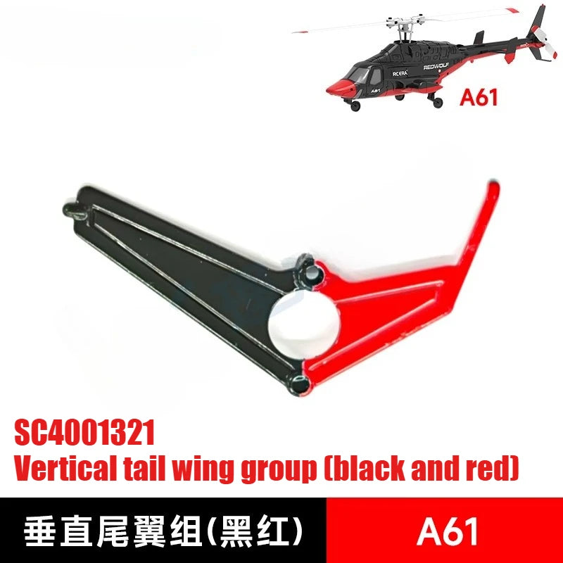 RC ERA A61 RC Helicopter Simulation Original Spare Parts Complete Set Chassis Main Frame Remote Control Blade Receiver Motor
