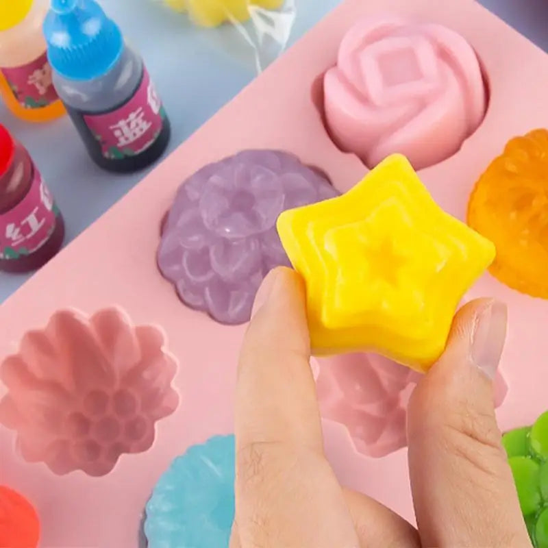 DIYHandmade Soap Kits Soap Making Crafts Science Toys With Crystal Powder Educational Hand Making Toys For Kids Christmas Gift