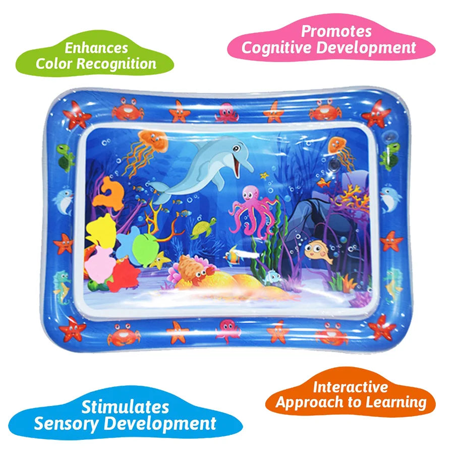 1pc Inflatable PVC Playing Mat Baby Play Water Mat Toddler Pad Kids Early Education Activity Toys Mat Cushion Gift