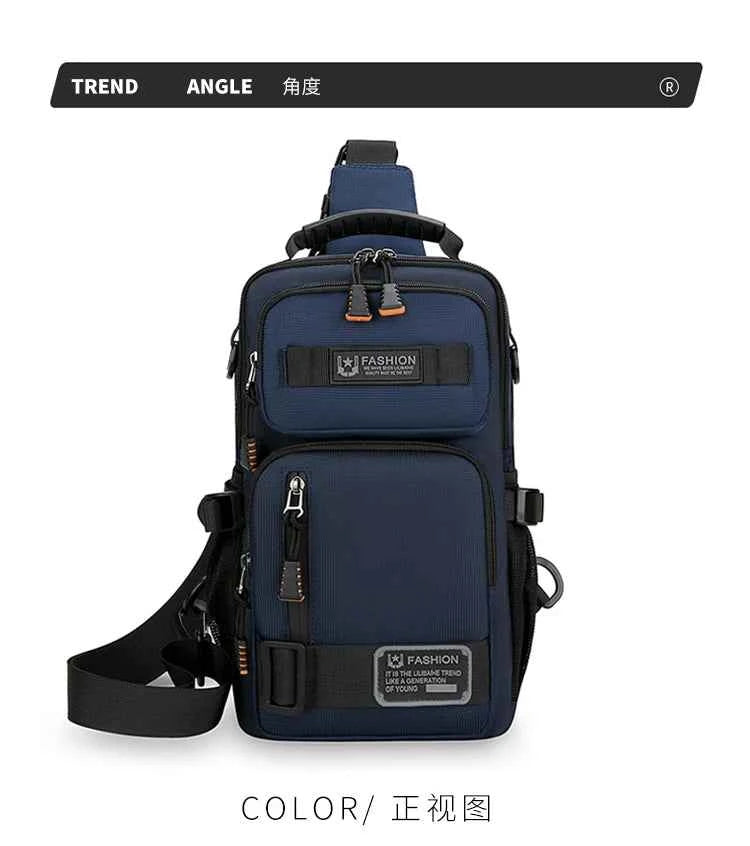 Fashion Men's Waist Packs Chest Bag High Quality Oxford Crossbody Bags For Men Fashion Casual Men Bag Handbag Male Chest Pack