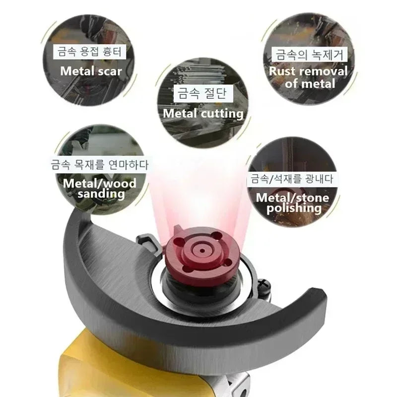 DEWALT DCG405 125mm flat head angle grinder bare machine tool cutting machine brushless 18V lithium battery tools