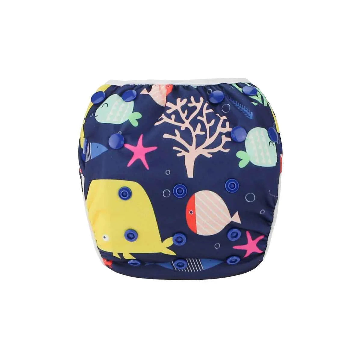 Infant Swimming Washable Trunk/Swim Diaper Swimsuit Boy Swim Diapers/Newborn Baby Girl Swimwear 0 1 2 Years