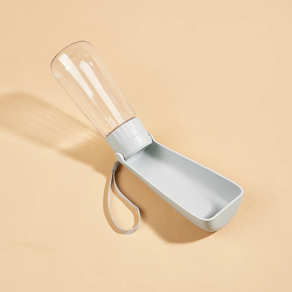 Portable Dog Water Bottle with Foldable Drinking Bowl
