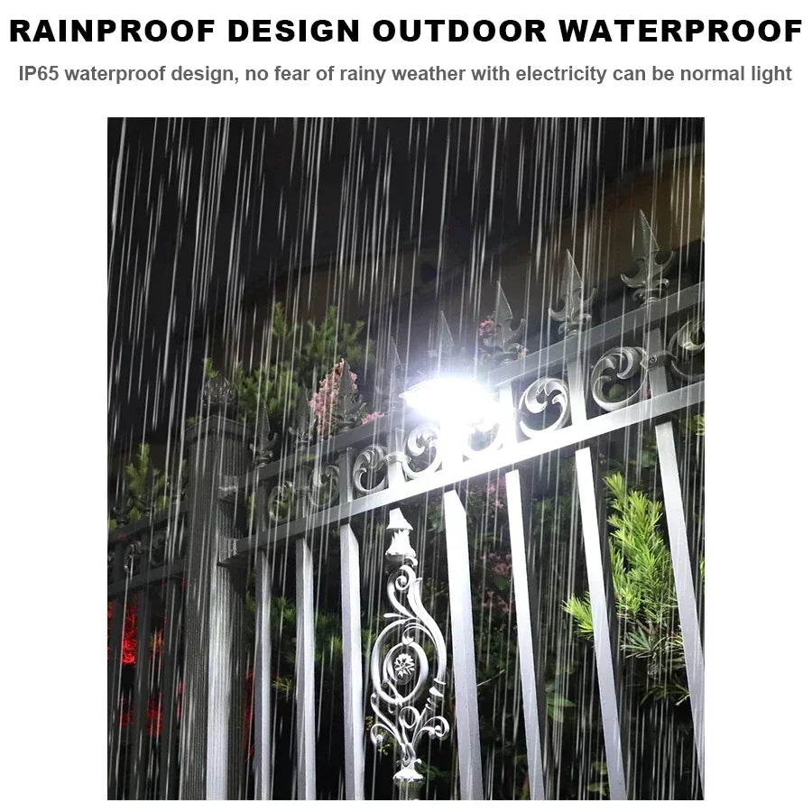 KDULIT Solar Garden Lights Outdoor Solar Clip Light Waterproof Motion Sensor Camping Lamp Fence Street Landscape Wall Decoration