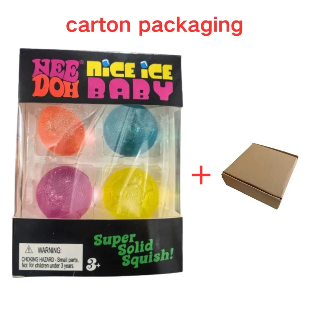 Squishy Schylling NeeDoh Nice Cube Sensory Squeeze Toy Super Squishy Stress Relief Anxiety Sensory Tool Stress Reliever Toys