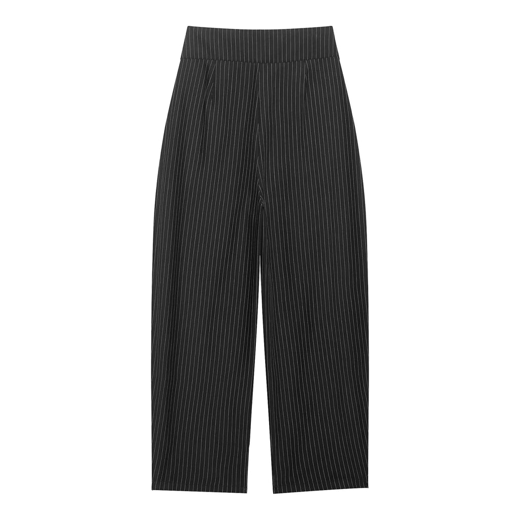 Koekop Office outfits High-waisted pleated balloon Ladies Pants Fashion Office Wear High waist Pants for Women Formal Pants