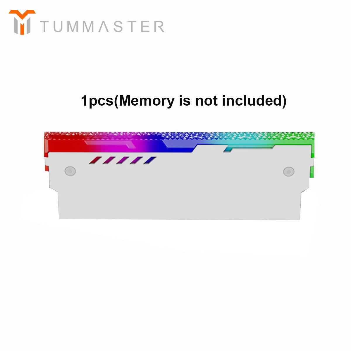TUMMASTER Computer ARGB RAM Memory Heatsink Cooler with Thermal Conductive Pad for Desktop PC Memory DDR2/DDR3/DDR4/DDR5