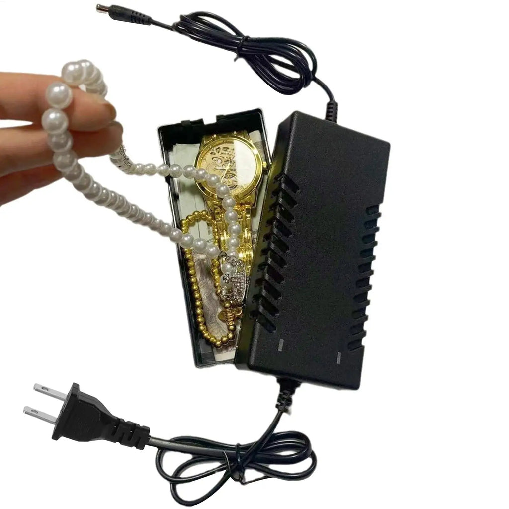 Simulated Computer Charger Storage Box Secret Money Case Safe Anti-theft Travel Storage Container Hiddens Jewelry Organizer