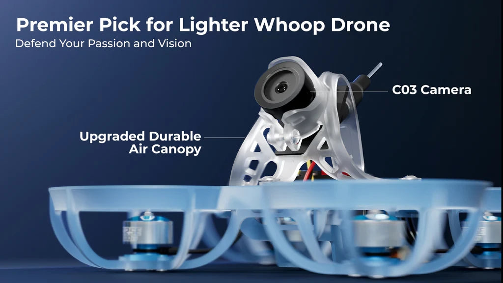 17.3g BETAFPV Air65 65mm 1S ELRS 2.4G BNF Whoop Freestyle Racing RC FPV Drone with Air Brushless FC 400mW VTX