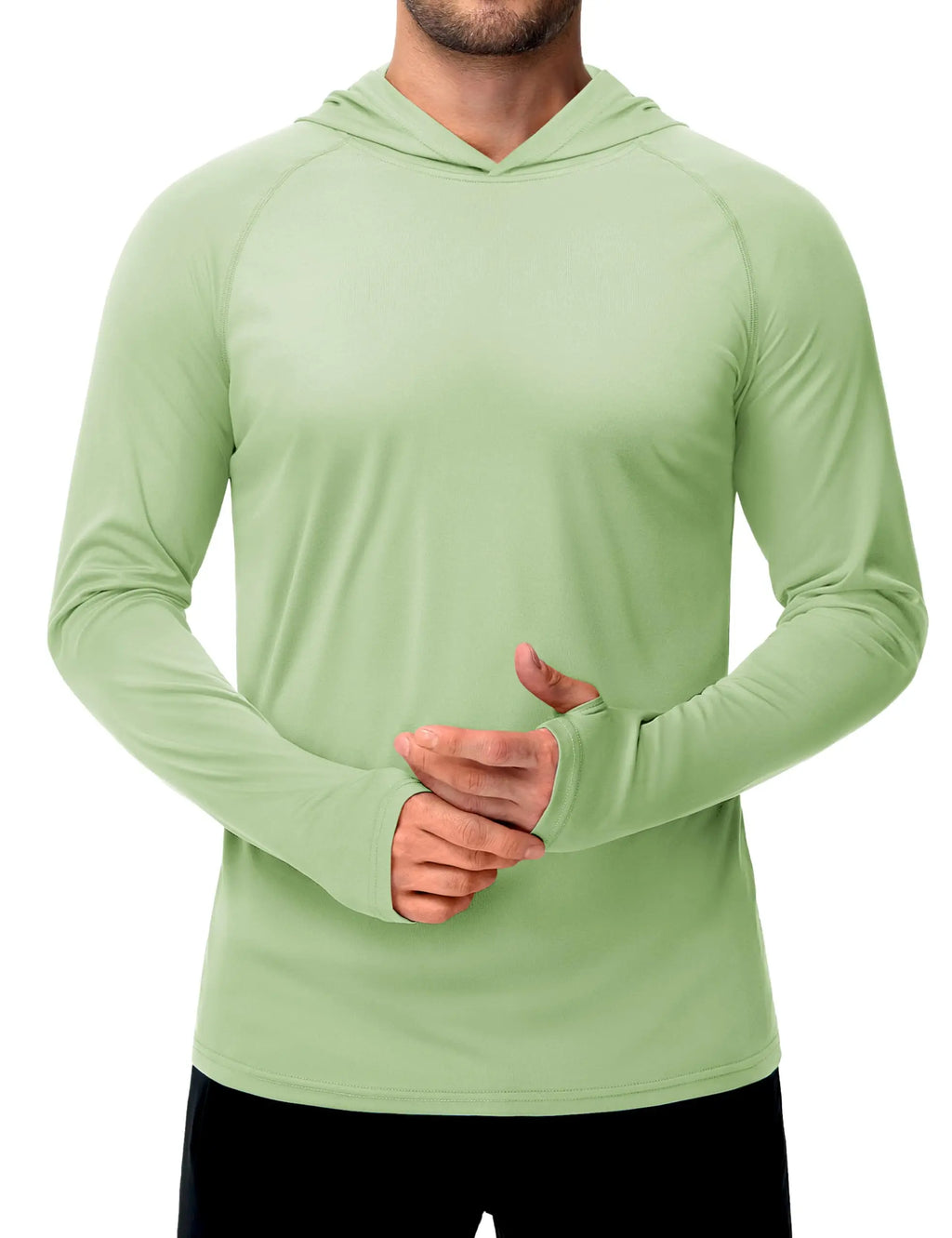 TACVASEN Sun Protection Shirts Mens Long Sleeve Hoodie Casual UV-Proof T-Shirts Breathable Lightweight Quick Dry T shirts Swim
