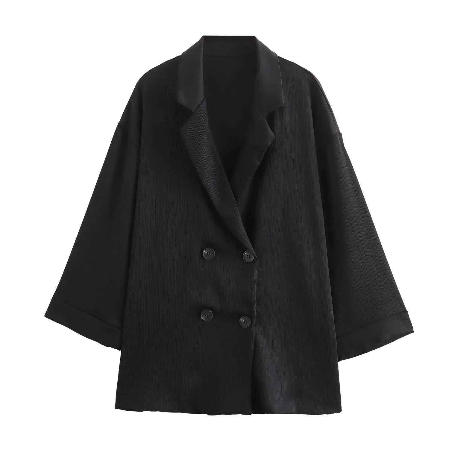 Autumn New Women's Clothing European And American Style Fashionable Wrinkled Suit Jacket Casual Pants Set