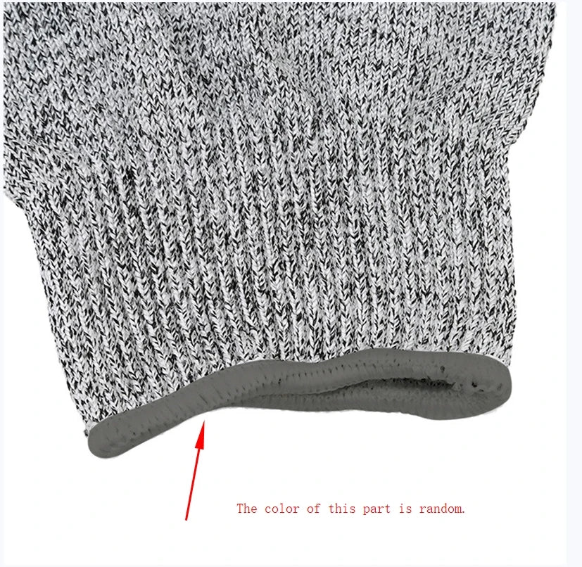 Grade 5 Anti-cut Gloves Safety Cut Proof Stab Resistant  Kitchen Scratch Resistant Glass Cutting Safety Protection For Gardeners