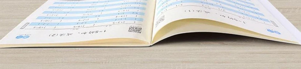Kids Mental Arithmetic Addition Subtraction Multiplication Division Learning Math Exercise Book For Grade 1-4 of Primary School
