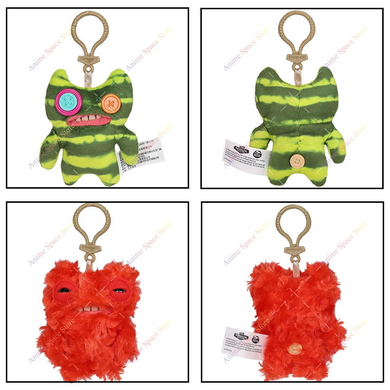 Original Fuggler Plush Keychain Ugly Monster Screech Munch Rabid Rabbit Wide Eyed Weirdo Annoyed Alien Stuffed Peluche Toys