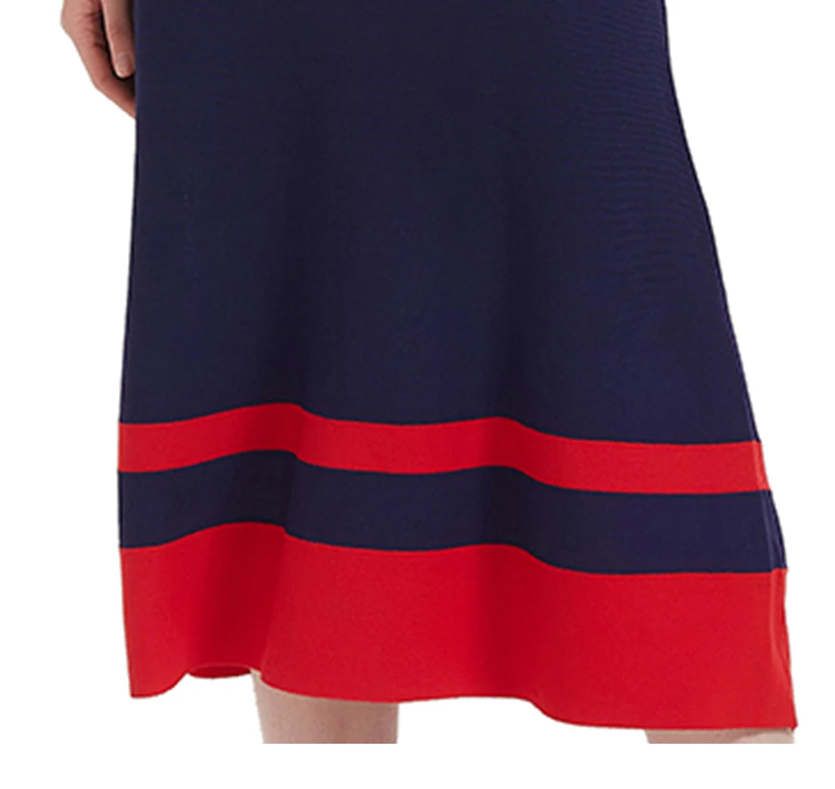 CHCH Women's Dress 2024 New Sleeveless Knitted Long Dress Simple navy blue Business Women's Wear