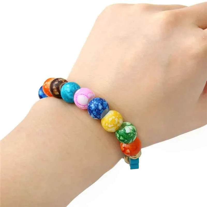 100 Pieces Of Crystal Flower Circular Acrylic Bead Diy Bracelet Necklace Earrings Bracelet Accessories Materials
