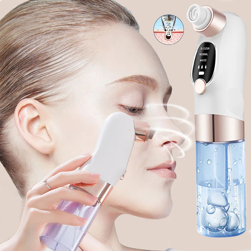 USB Charging Blackhead Cleaning and Beauty Device, Portable Facial Pore Cleaner, Beauty Pore Small Air Soaking Water Circulation
