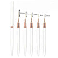 Nail Brush Pen 5pcs/set Nail Art Liner Brushes Set Elongated Striping Drawing Professional