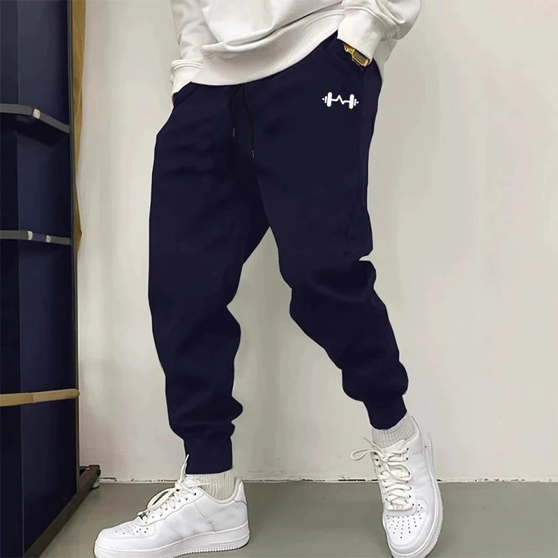 Mens Print Lounge Pants 2025 New Style Autumn Winter Joggers Male Fashion Streetwear Casual Comfort Fitness Sporty Sweatpants