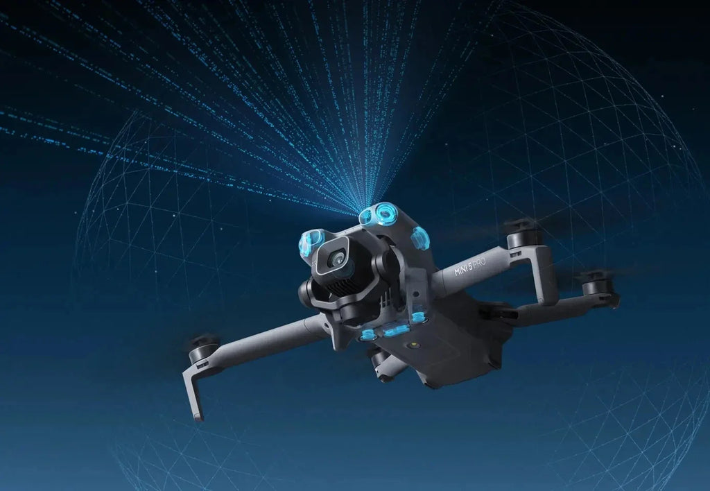 DJI Mini 5 Pro 1-Inch Large CMOS Camera Nightscape Omnidirectional Obstacle Sensing Lightweight and Portable
