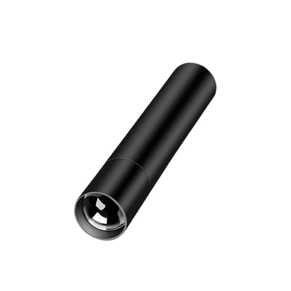 Mini High Light LED Flashlight Rechargeable Zoom Waterproof Telescopic Powerful Torch Lamp Outdoor Work Portable Self Defense