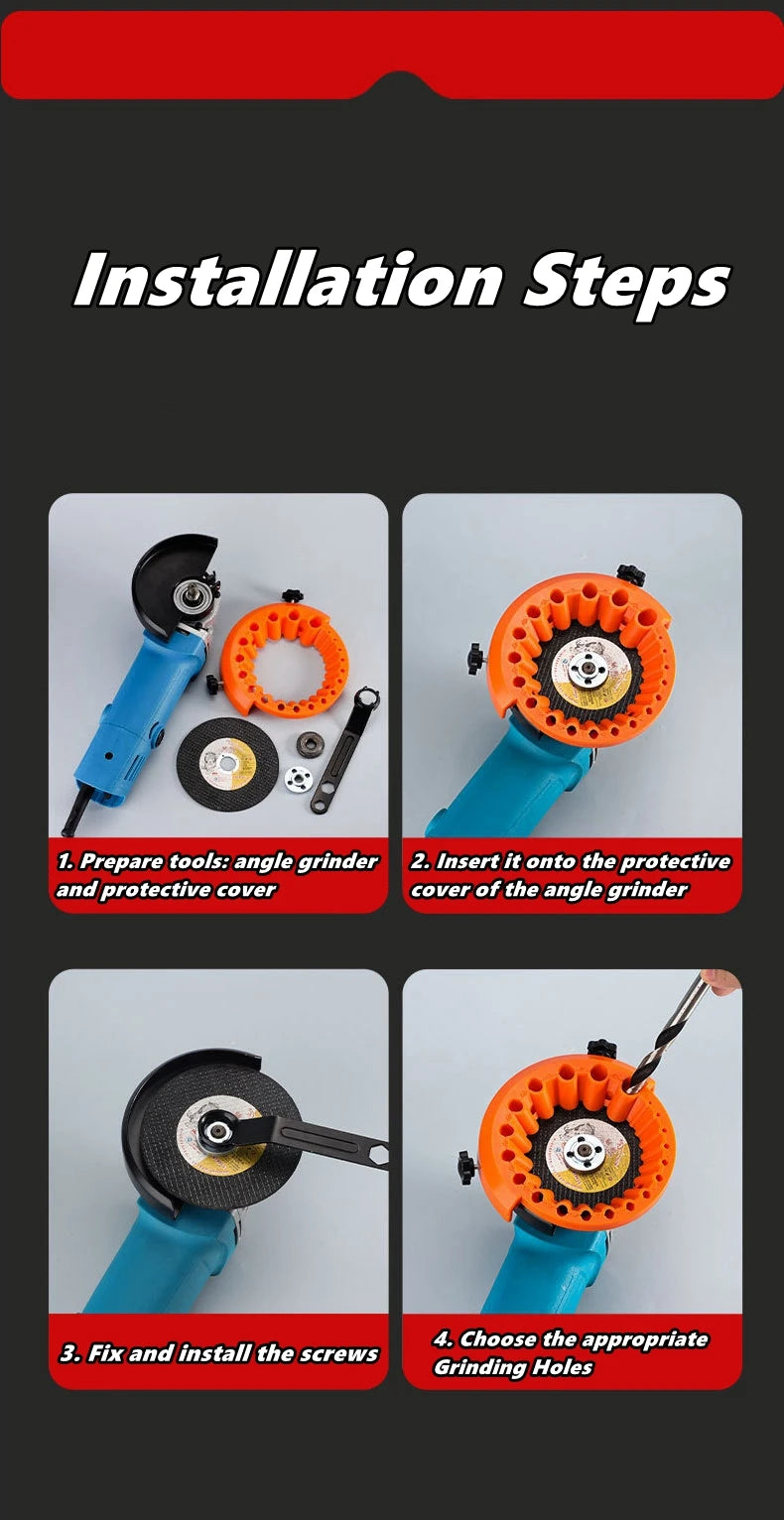 2-13mm Drill Bit Sharpener Grinder Multi-specification Power Drill Bit Grinding Portable Drill Power Abrasive Tools for Grinding