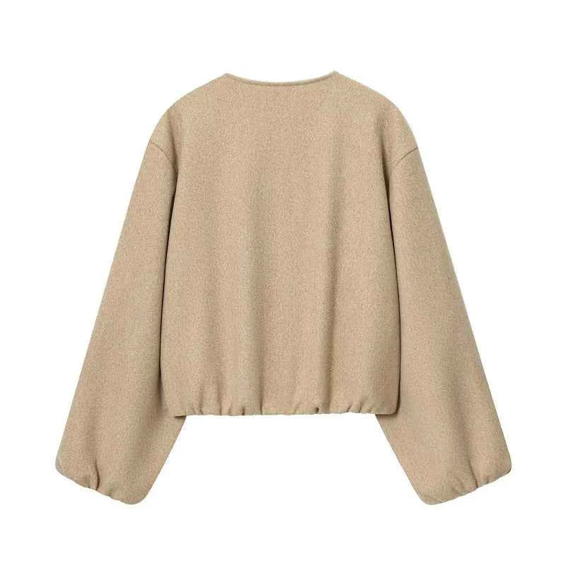 MUJER Red Zipper Bomber Jackets for Women Soft Cropped Jackets Woman 2025 Long Sleeve Woman's Sports Jacket New in Outerwears