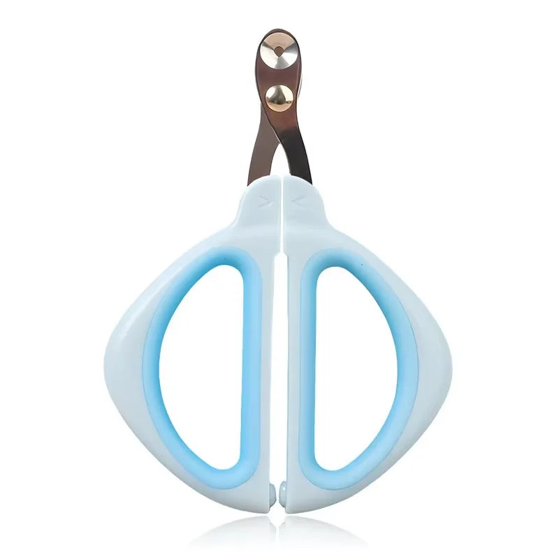 blue Color Round-Hole Pet Nail Clippers For Cats And Dogs