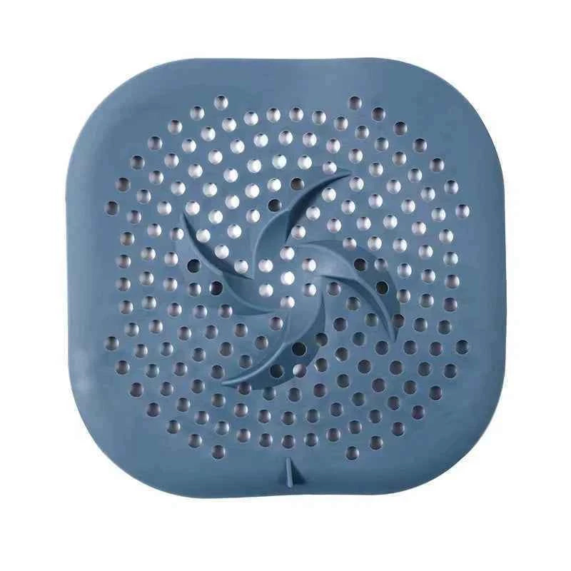 Shower Drain Hair Catcher Drain Cover Bathroom Tub with Suction Cup 5.9 Inches Silicone Sink Strainer Suit for Bathtub, Kitchen